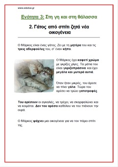 2. ΓΑΤΟΣ ΑΠΟ ΣΠΙΤΙ ΖΗΤΑ ΝΕΑ ΟΙΚΟΓΕΝΕΙΑ