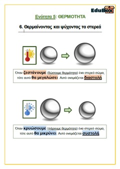 6. ΘΕΡΜΑΙΝΟΝΤΑΣ ΚΑΙ ΨΥΧΟΝΤΑΣ ΤΑ ΣΤΕΡΕΑ